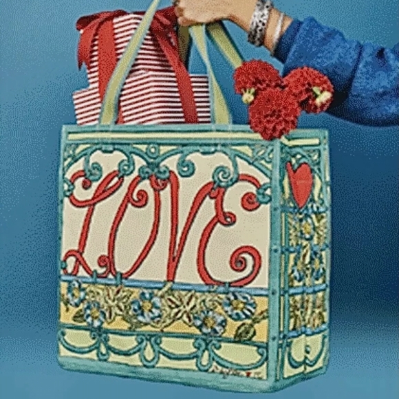 New Large Brighton A Winter's Love Tote. - Picture 3 of 16